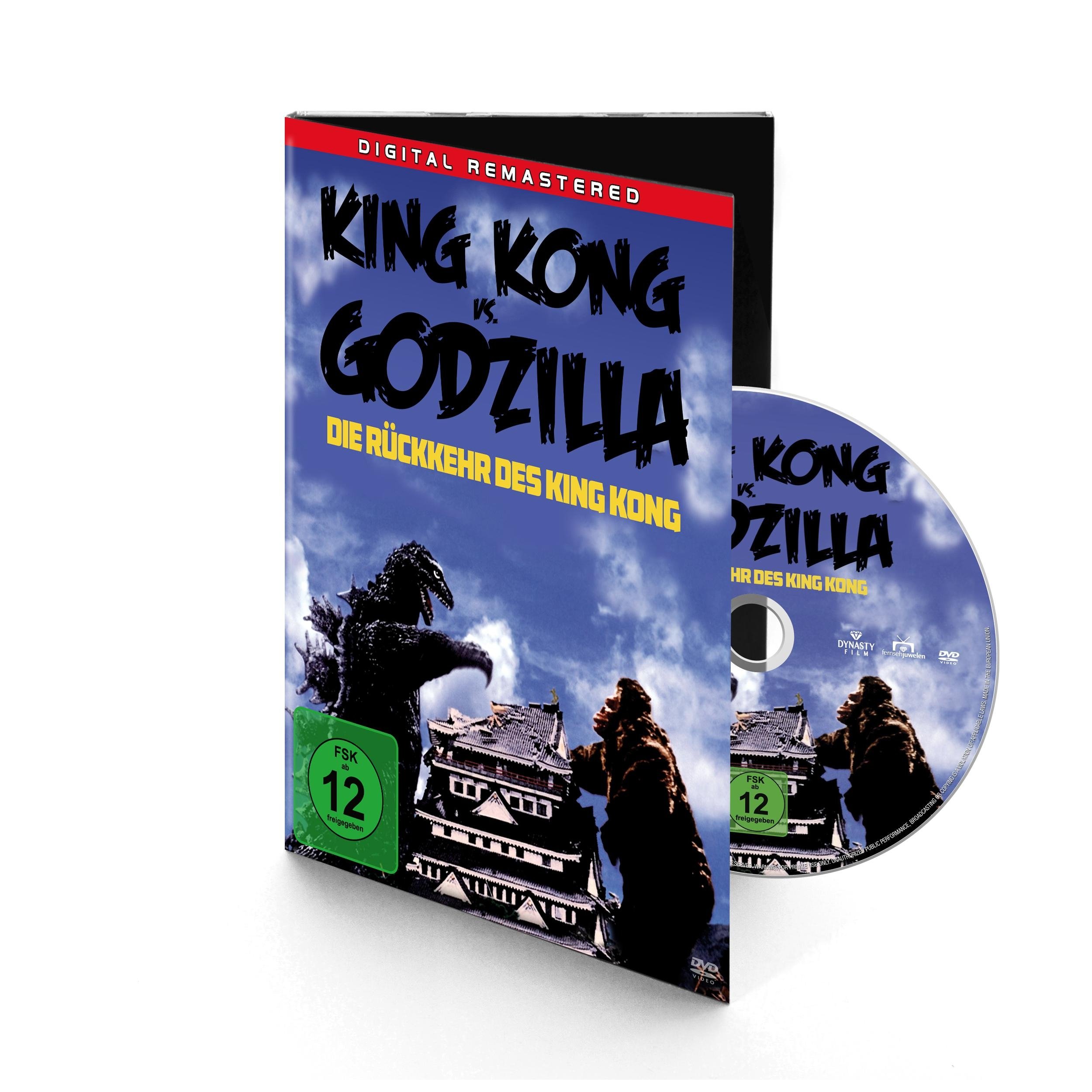 King Kong vs. Godzilla - Classic Monster Movie DVD (1962) | Action-Packed Sci-Fi Film for Movie Nights & Collector's Shelves