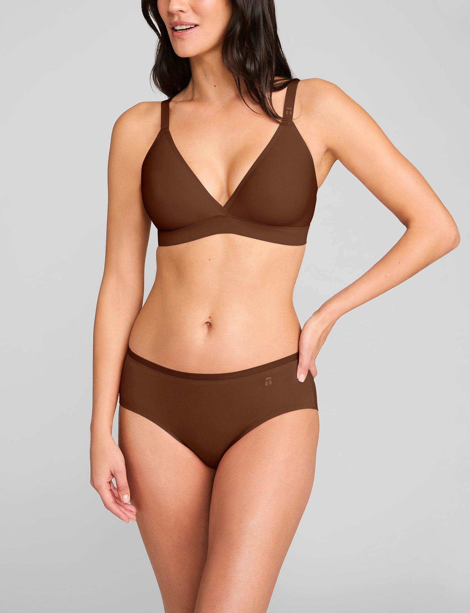 Air Triangle Bralette - Wireless Comfort Bra for Women | Soft Breathable Lace Bralette | Perfect for Yoga, Lounge & Everyday Wear