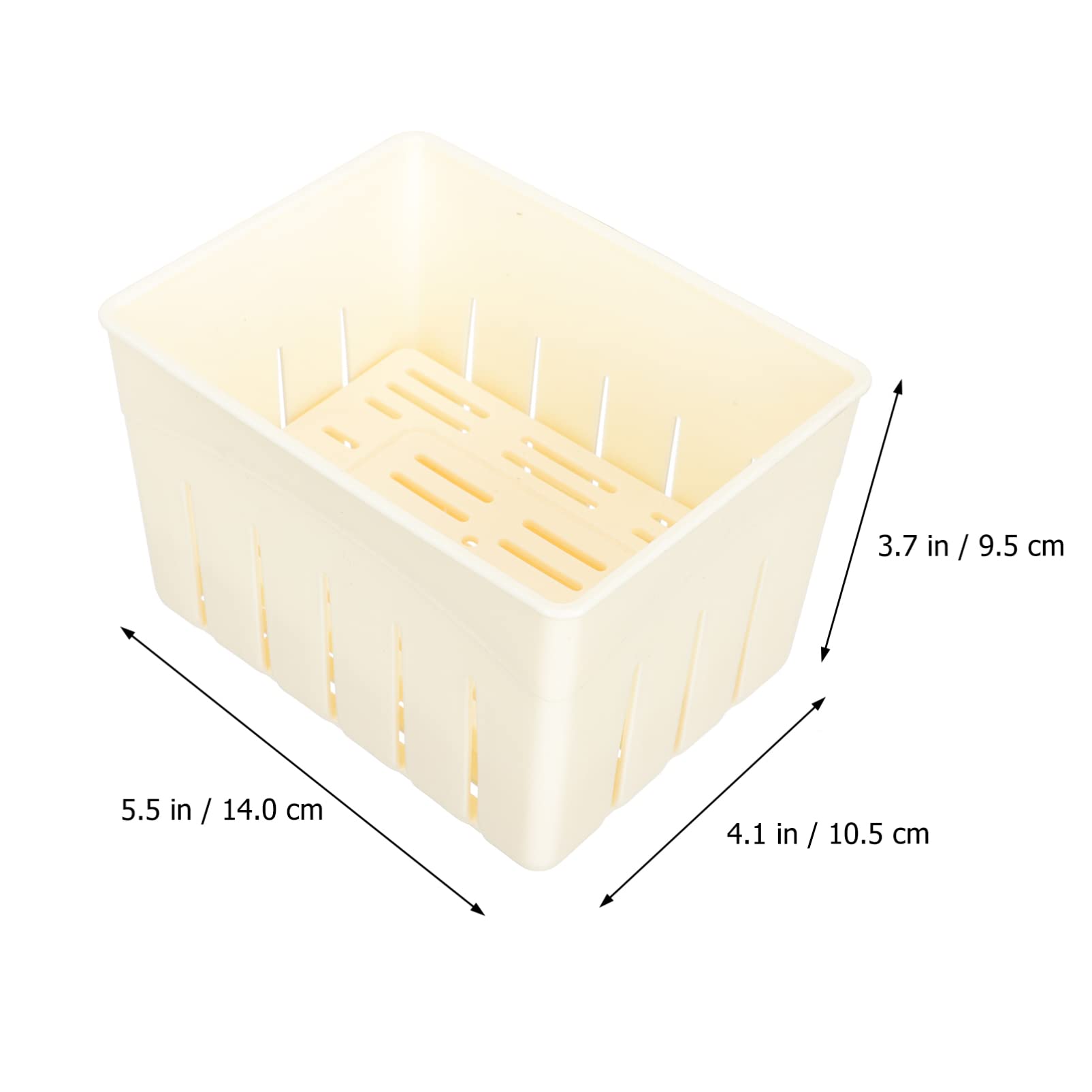 2-Pack Plastic Tofu Press Mold Kit - DIY Soybean Curd Maker for Homemade Tofu - Perfect for Vegan Cooking, Meal Prep & Asian Cuisine
