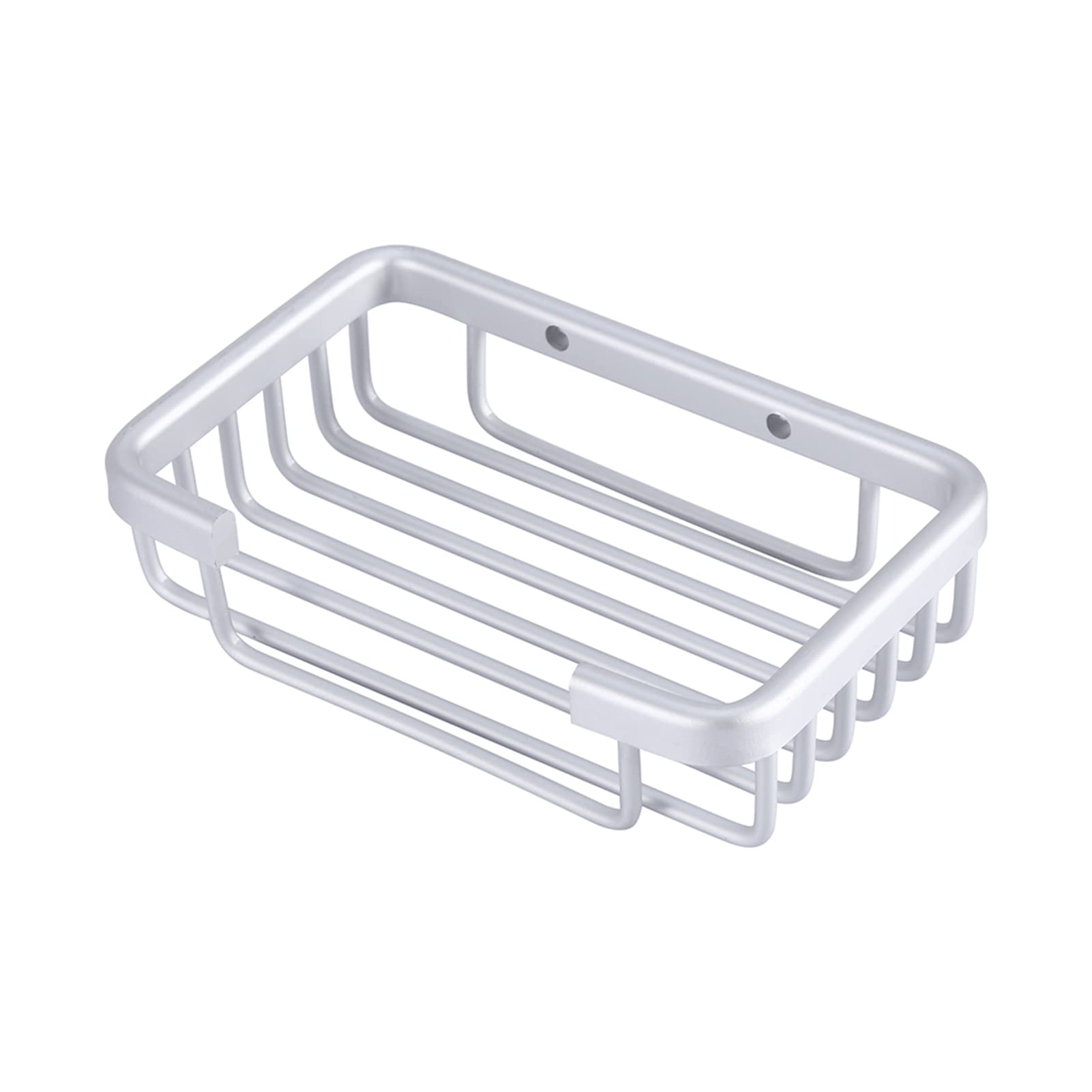 Wall-Mounted Soap Dish Holder - Bathroom & Shower Soap Saver with Drain Holes - Durable Soap Box Container for Home, Camping, Gym & Travel - Perfect for Keeping Your Soap Dry and Clean