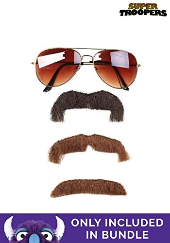 Super Troopers State Trooper Costume Set - Shirt, Tie, Pants & Name Plates | Halloween, Cosplay & Movie Reenactment Outfit