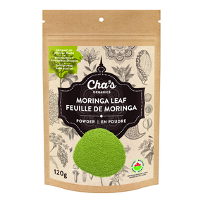 Organic Moringa Leaf Powder by Cha's Organics | Premium Superfood for Smoothies, Teas & Healthy Recipes
