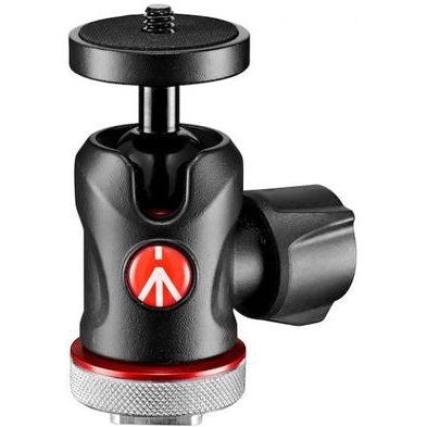 Manfrotto 492 Professional Aluminum Center Ball Head with 200PL Quick Release Plate - Perfect for DSLR Cameras, Video Shooting & Outdoor Photography