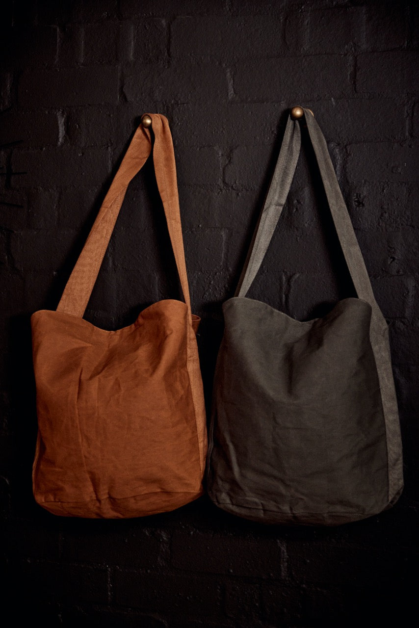 Stylish Journey Canvas Tote Bag in Terracotta - Eco-Friendly & Durable for Travel, Shopping & Everyday Use