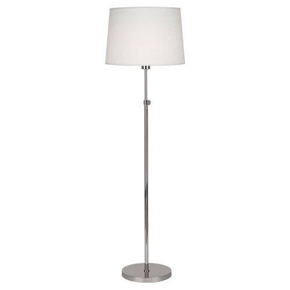 Elegant S463 Table Lamp with Oyster Linen Shade & Polished Nickel Finish - Perfect for Bedroom Nightstand, Living Room End Table, or Office Desk Lighting