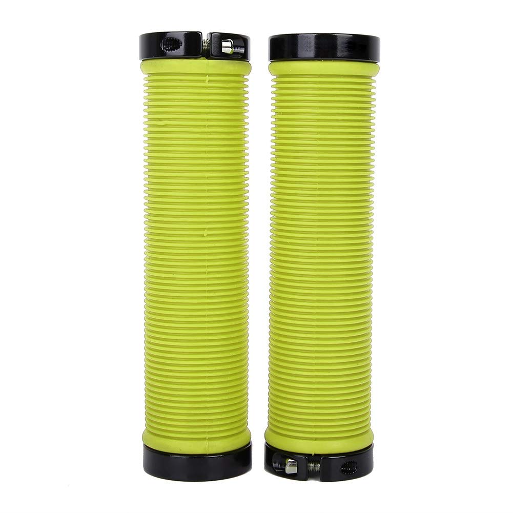 Premium Bike Handlebar Grips - Non-Slip Ergonomic Lock-On Grips for Mountain & Road Bikes - Comfortable Cycling Accessories for Commuting, Trail Riding & Long-Distance Tours