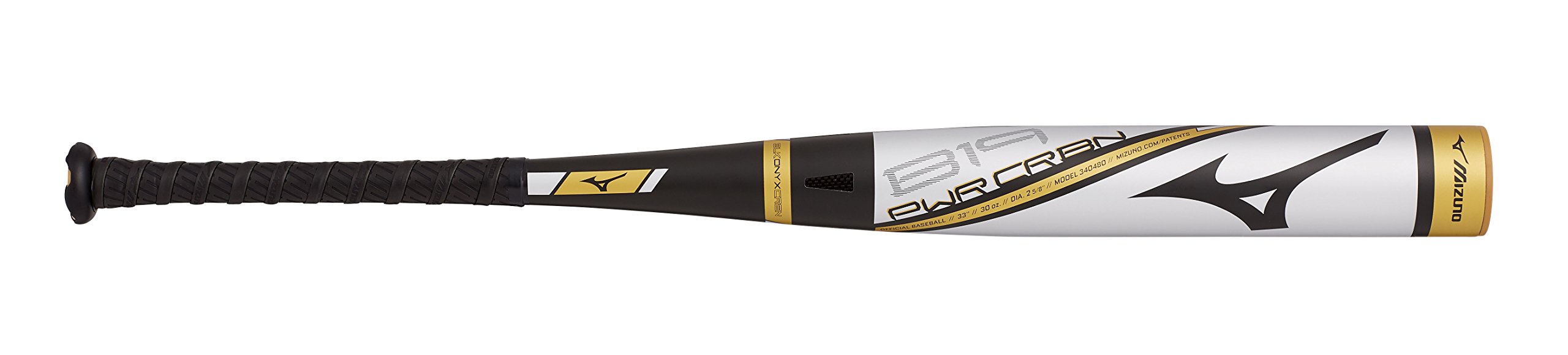 Mizuno B19-PWR CRBN BBCOR Baseball Bat (-3) - High Performance for High School & College Players | Perfect for Games, Practice & Training Sessions