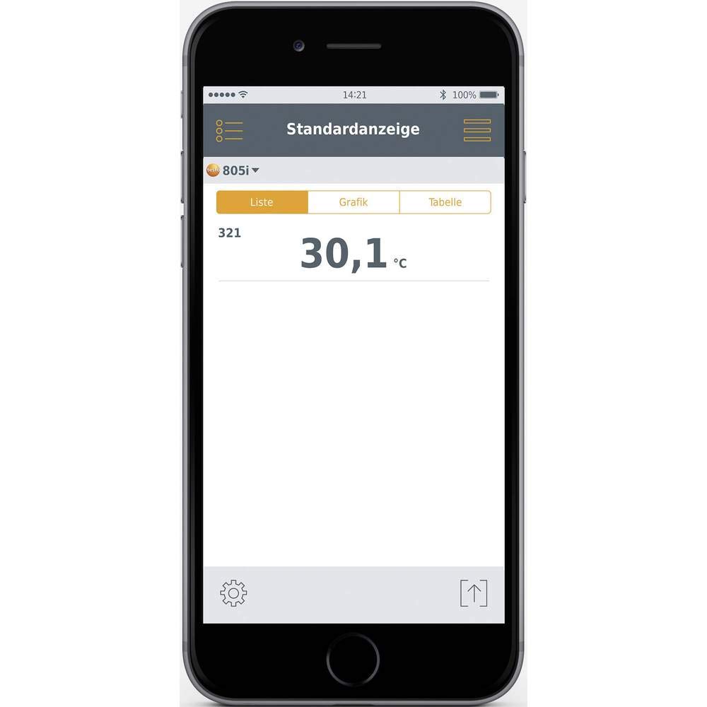 Testo 0560 1805 805I Smart Wireless Infrared Thermometer with Probe -1