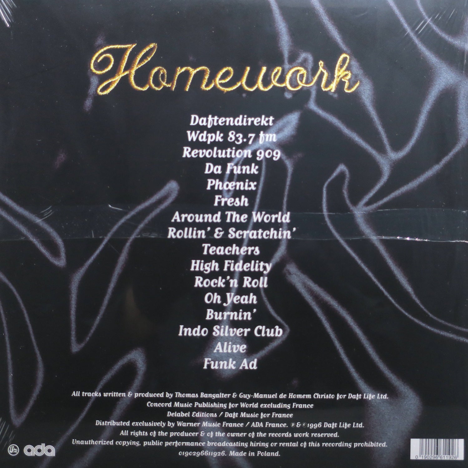 DAFT PUNK 'Homework' 25th Anniversary Limited Edition Vinyl 2LP Record - Perfect for Music Collectors & DJs at Home Parties