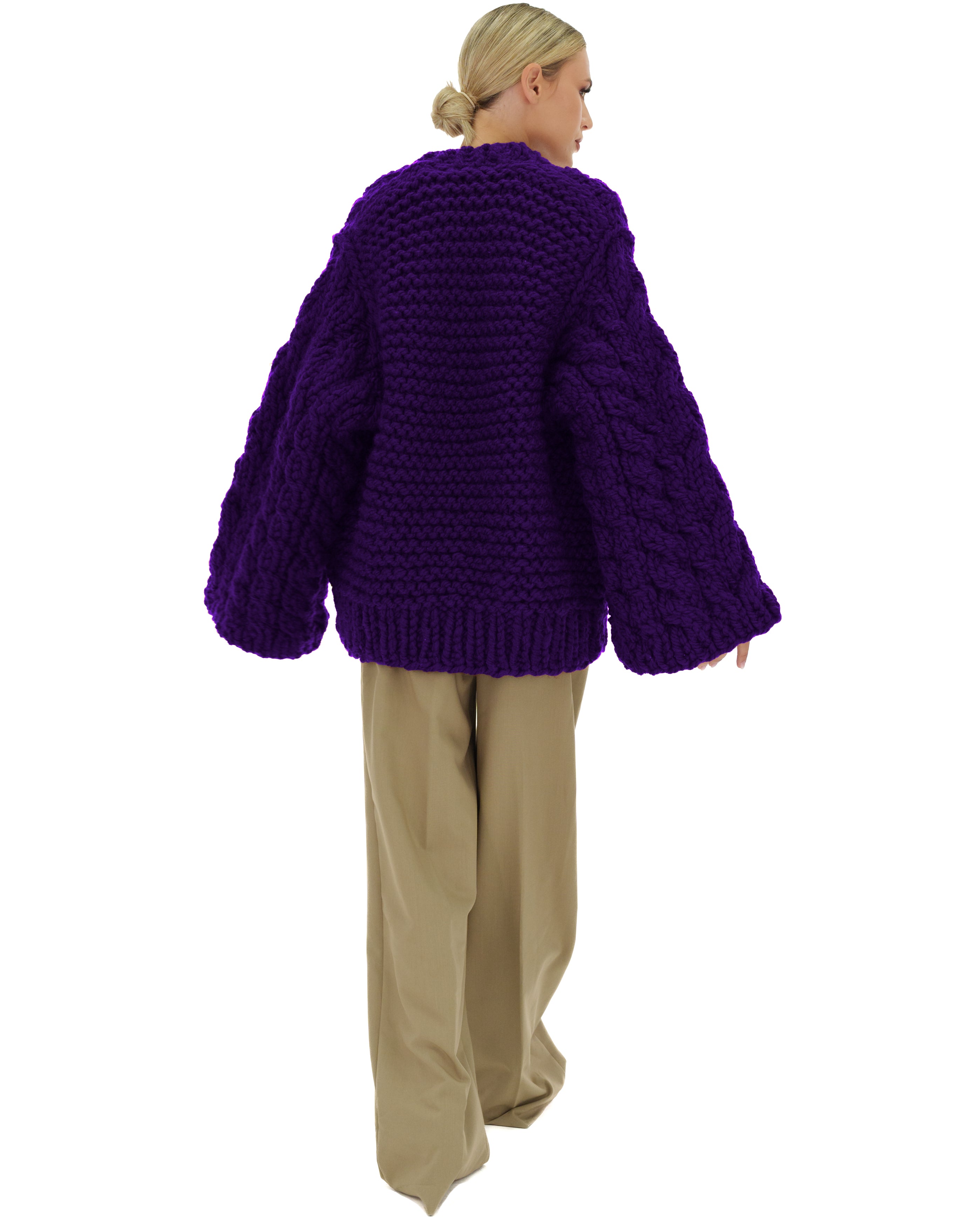 Cozy Cable Knit Cardigan Sweater for Women - Soft Chunky Knit Open Front Long Sleeve Wrap - Perfect for Fall, Winter & Layering Outfits