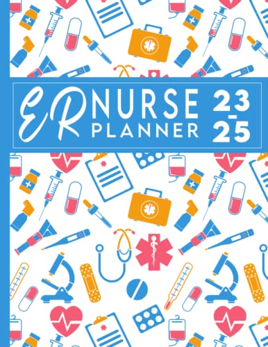 2023-2025 ER Nurse Planner - 36-Month Nursing Calendar with Cute Cover Design, Habit Tracker & To-Do List | January 2023 to December 2025 Monthly Planner for Emergency Room Nurses | Perfect for Shift Scheduling, Patient Notes & Work-Life Balance