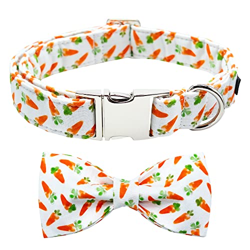 Easter Carrot-White-Bow tie