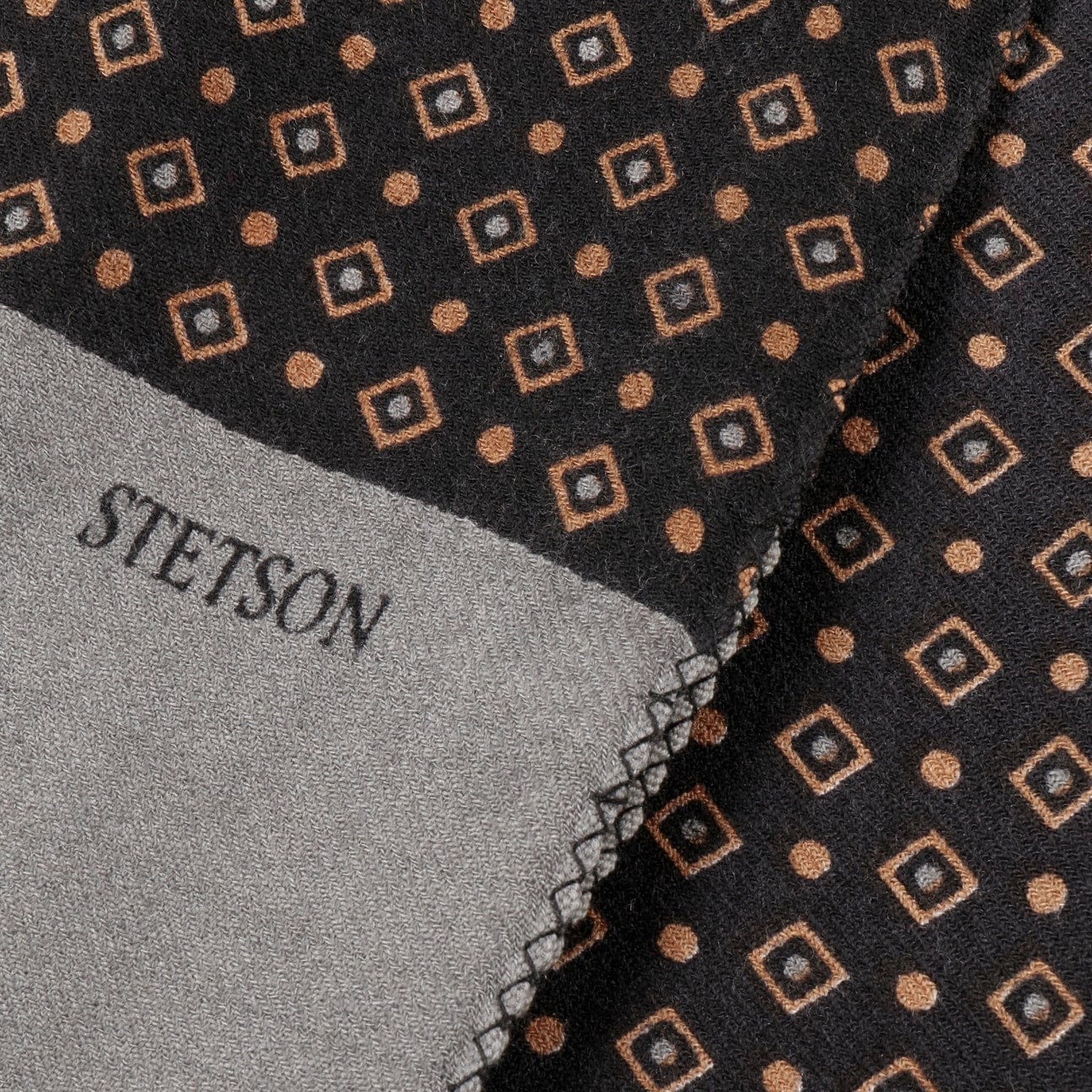Stylish Geometric Print Scarf by Stetson - Lightweight Fashion Accessory for Women & Men - Perfect for Fall, Winter & Spring Outfits