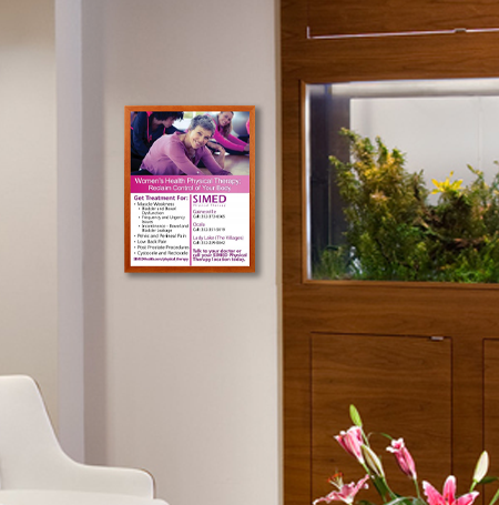 16x20 Inch Wooden Poster Frame - Premium Swing Frame for Wall Display - Perfect for Home Decor, Office Art, and Gallery Exhibitions