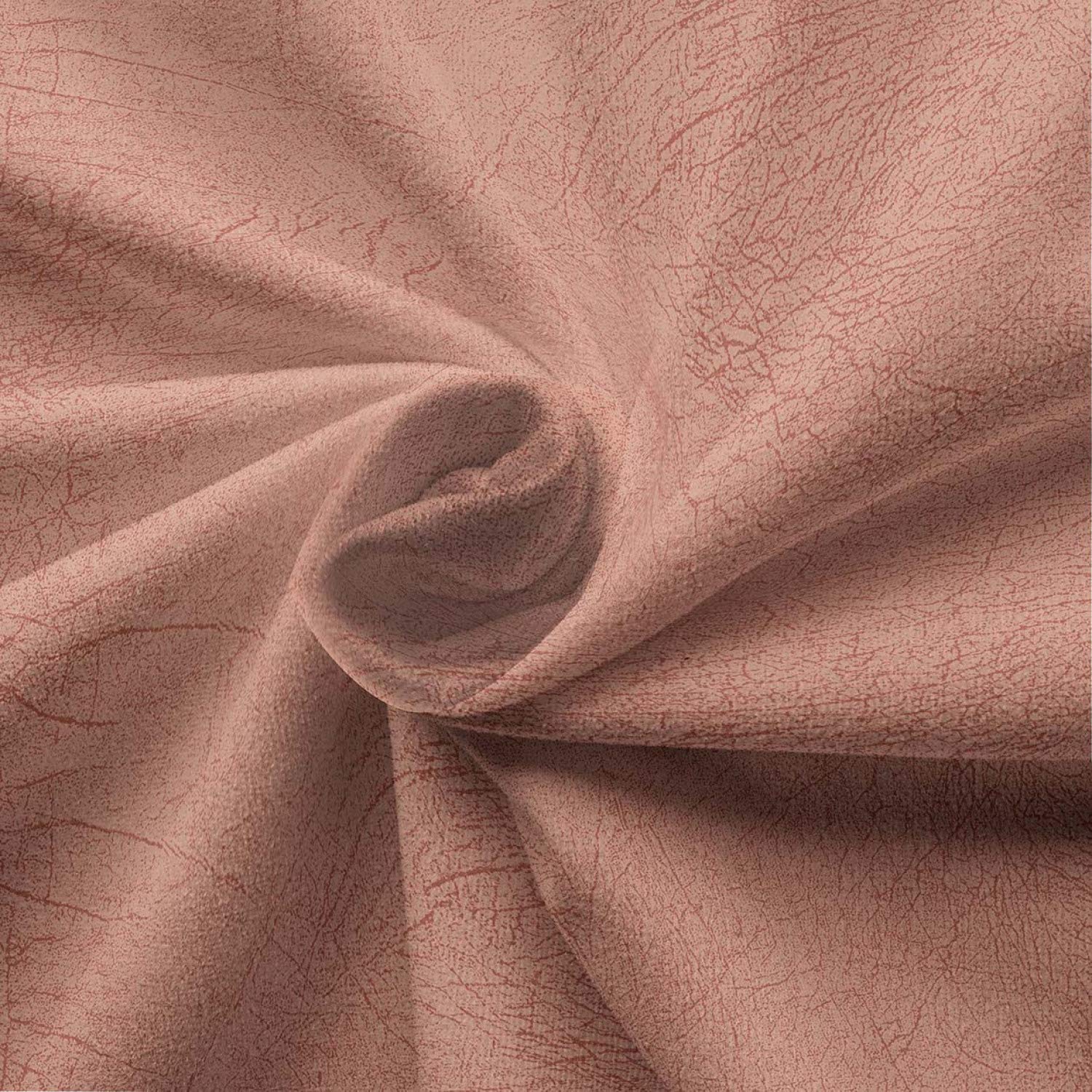 Ambesonne Faux Suede Fabric by The Yard - Digitally Printed Weathered Texture, Durable & Washable Upholstery Material for DIY Projects (3 Yards, Dark Peach) - Perfect for Indoor/Outdoor Furniture, Home Decor, and Crafting