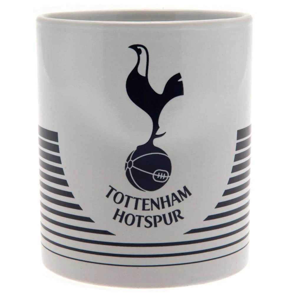Official Tottenham Hotspur FC Ceramic Coffee Mug - 15oz White & Black Spurs Fan Gift - Perfect for Home, Office & Game Day Celebrations