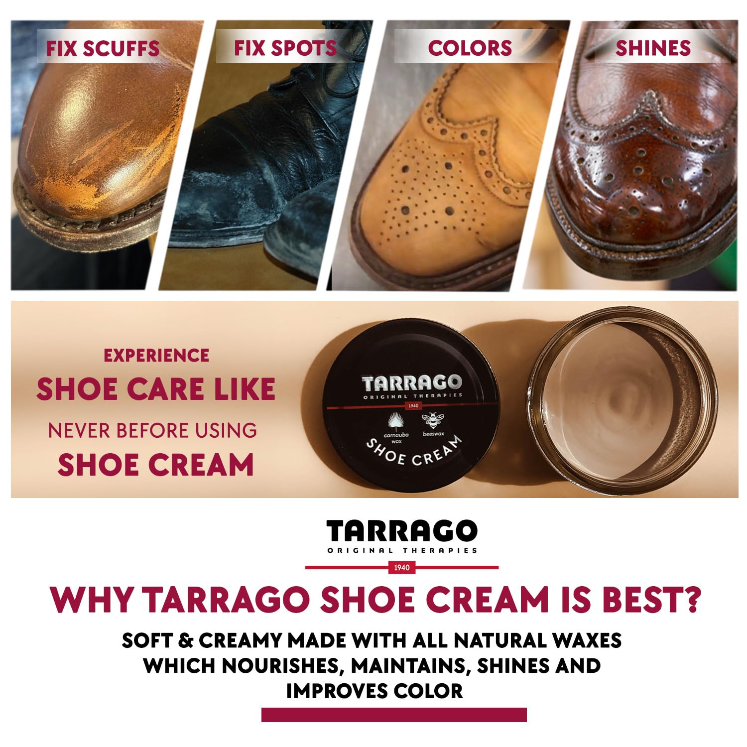 Tarrago Unisex Waterproof Shoe & Bag Protector Spray - Keep Shoes & Bags Clean for Outdoor, Travel & Daily Use
