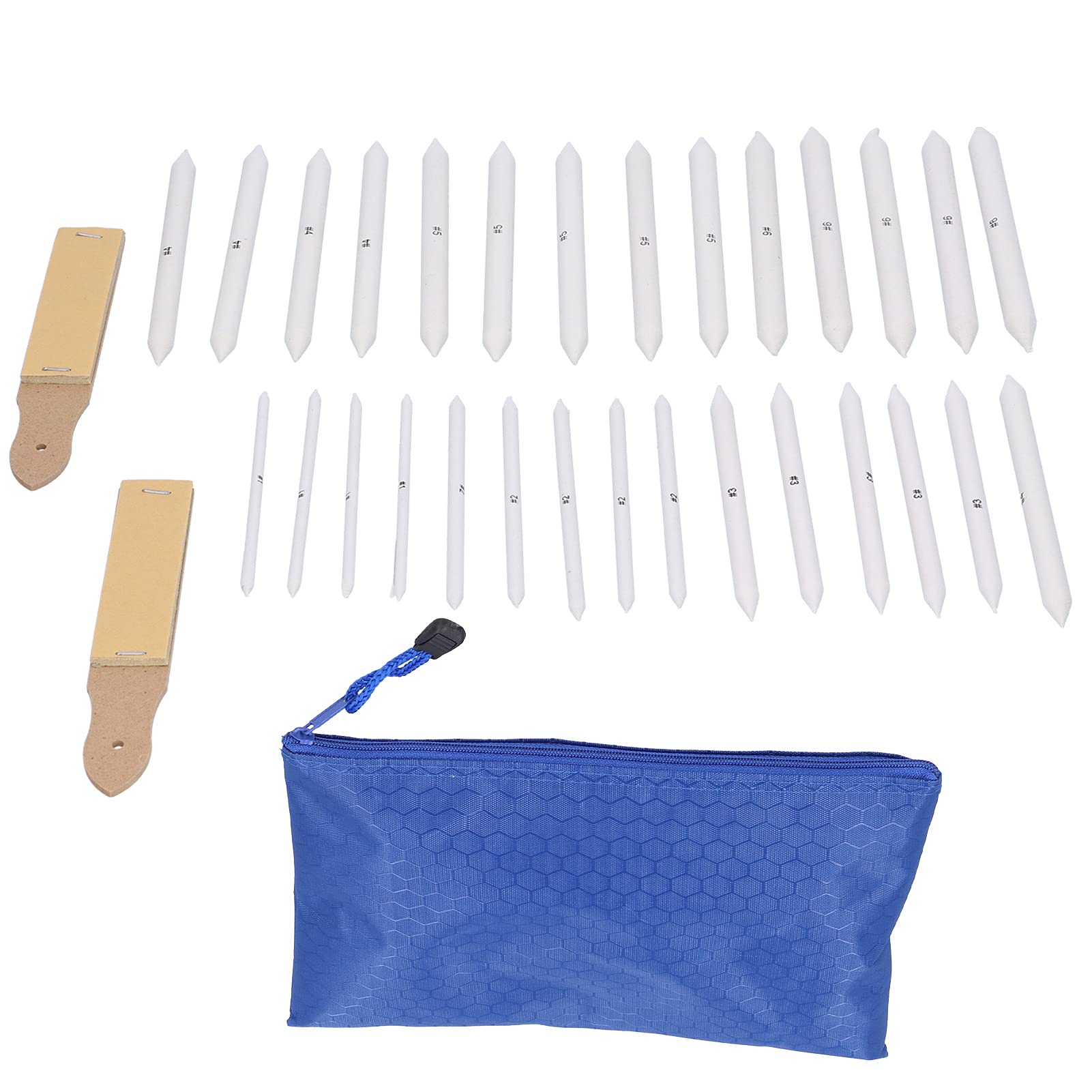 Meiyya Blending Stumps & Tortillions Set - 10-Piece Professional Sketching & Shading Tools for Artists | Portable Drawing Kit for Pencil, Charcoal & Pastel | Perfect for Sketching, Blending & Shading Techniques