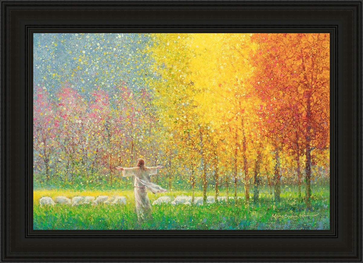 In His Glory by Yongsung Kim - Inspirational Christian Wall Art - Perfect for Home, Church & Office Decor