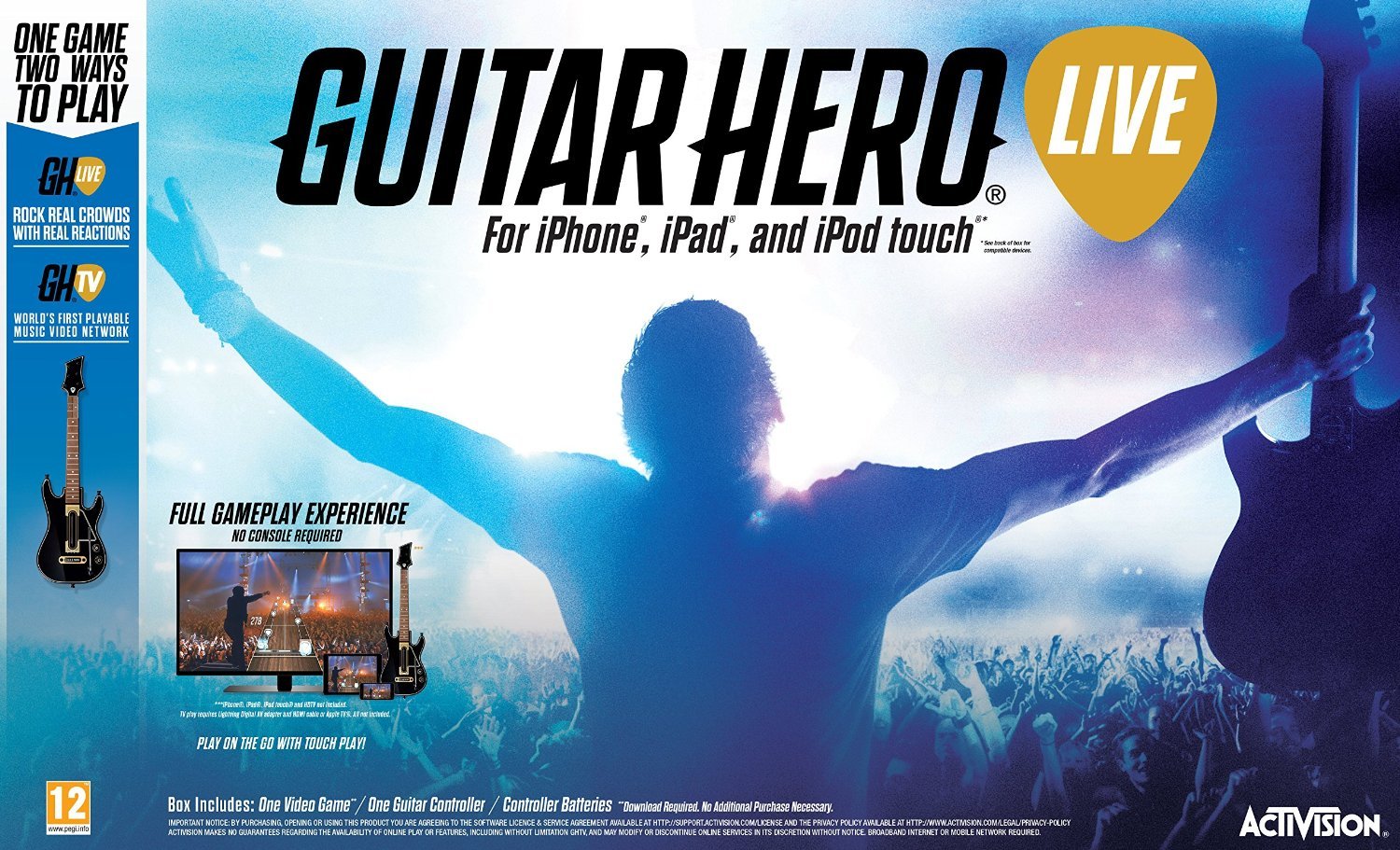 Guitar Hero Live - Wireless Guitar Controller Bundle for iOS & Tablets | Rock Out at Home or Parties | Compatible with iPhone, iPad & Android Devices
