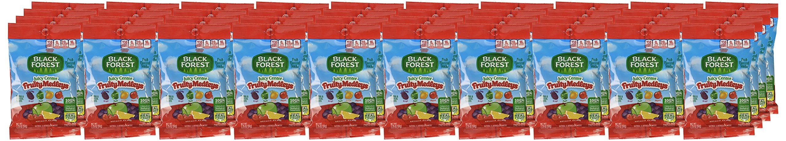 Black Forest Organic Juicy Burst Mixed Berry Fruit Snacks - 0.8oz (40 Count) - Gluten Free, Vegan Gummy Treats for Kids Lunch Box, School Snacks & On-the-Go Healthy Snacking