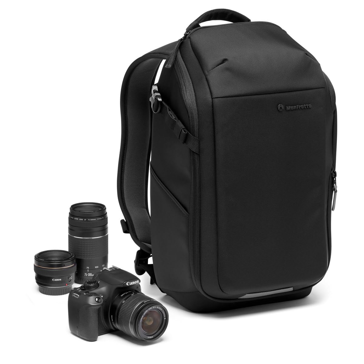 Manfrotto Advanced Compact III Camera Backpack - Waterproof DSLR/Mirrorless Camera Bag with Laptop Compartment (Up to 15.6