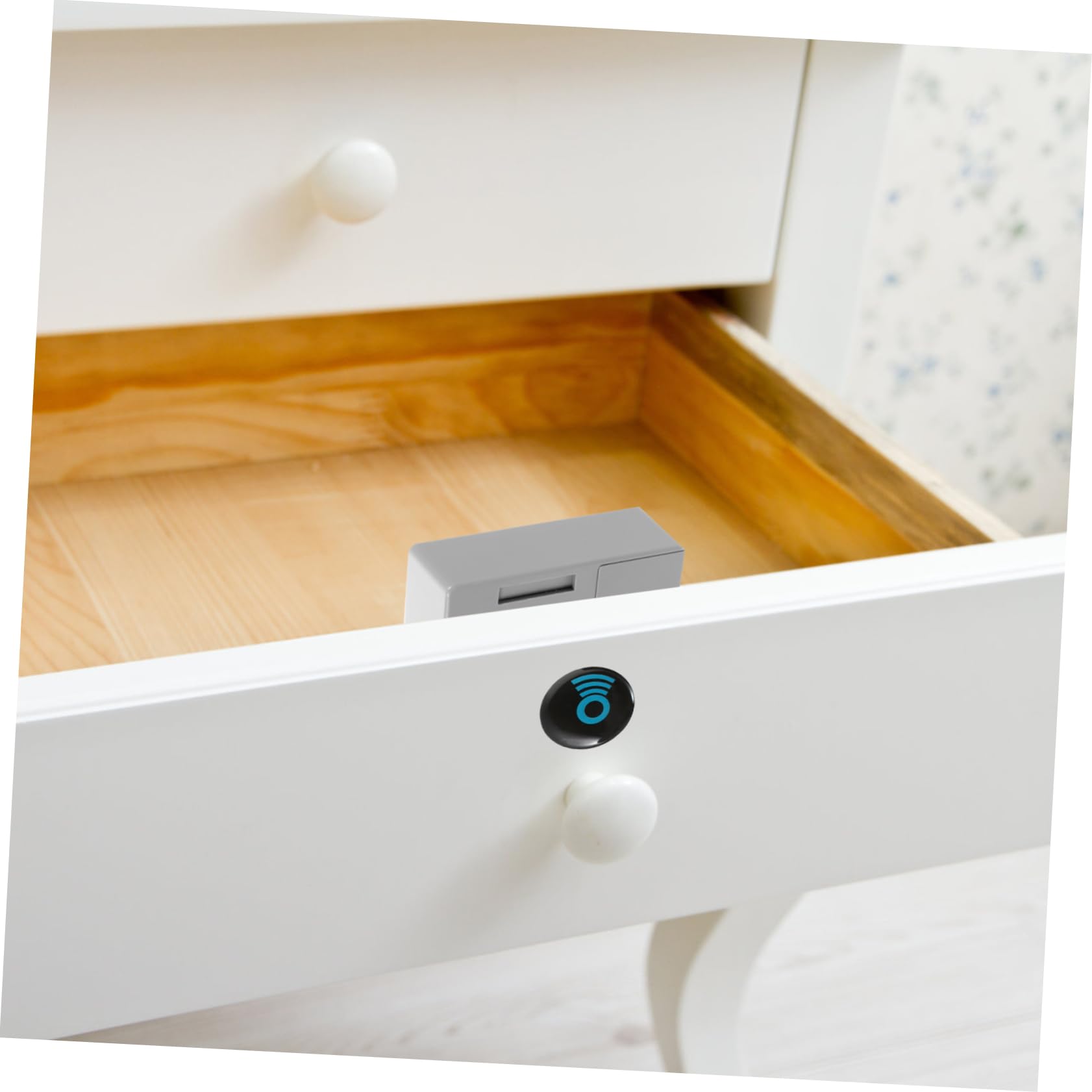3PCS Invisible Sensor Lock Deadbolt - Electronic Hidden Cabinet Lock for Wooden Doors, Drawers, Cupboards & Furniture - ABS Material Child Safety Lock for Home, Office & Storage Use