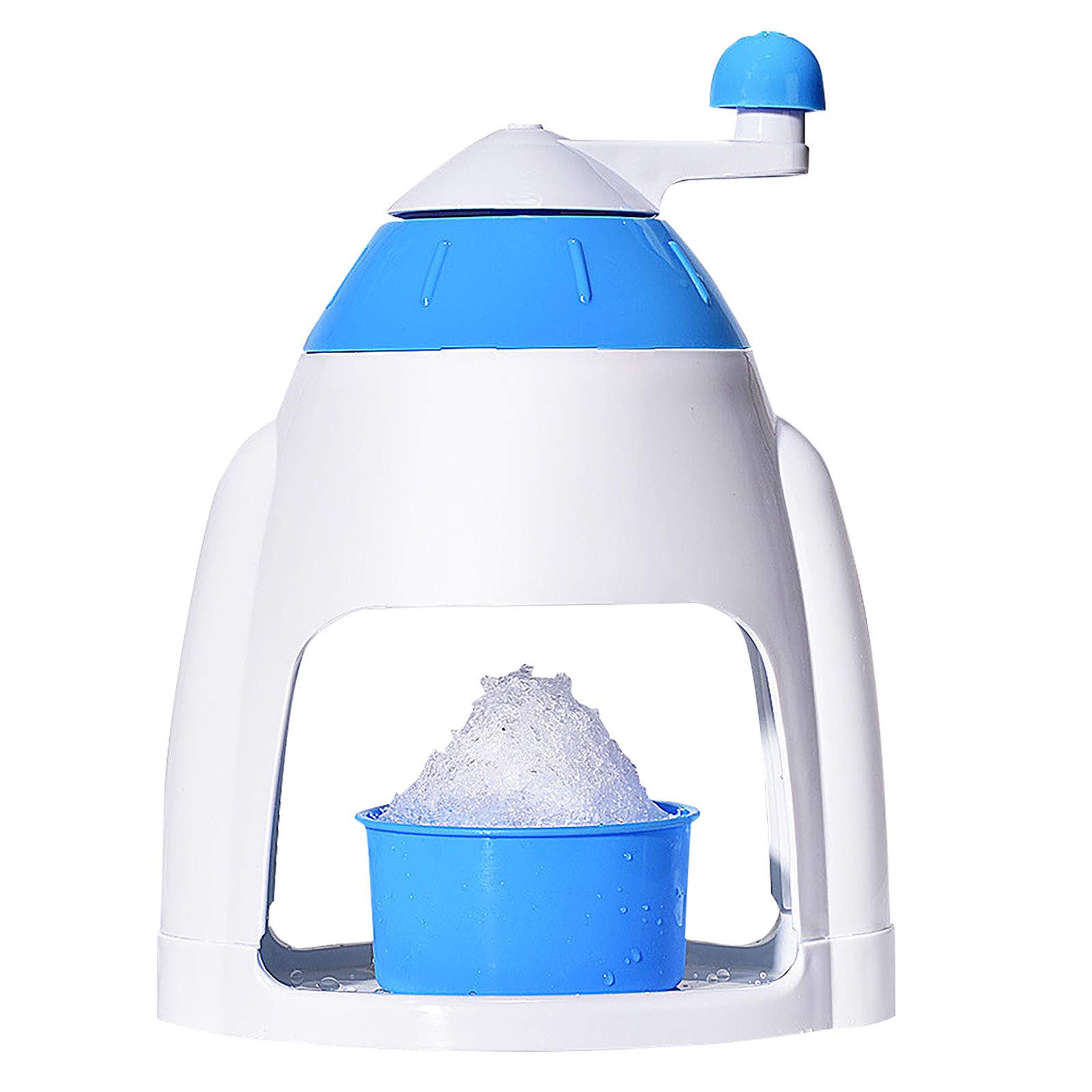 Premium Manual Ice Shaver Crusher - Stainless Steel Hand Crank Ice Shaving Machine with 2 Free Ice Cube Trays for Snow Cones, Cocktails & Home Bars - Perfect for Parties, Summer Treats & Commercial Use