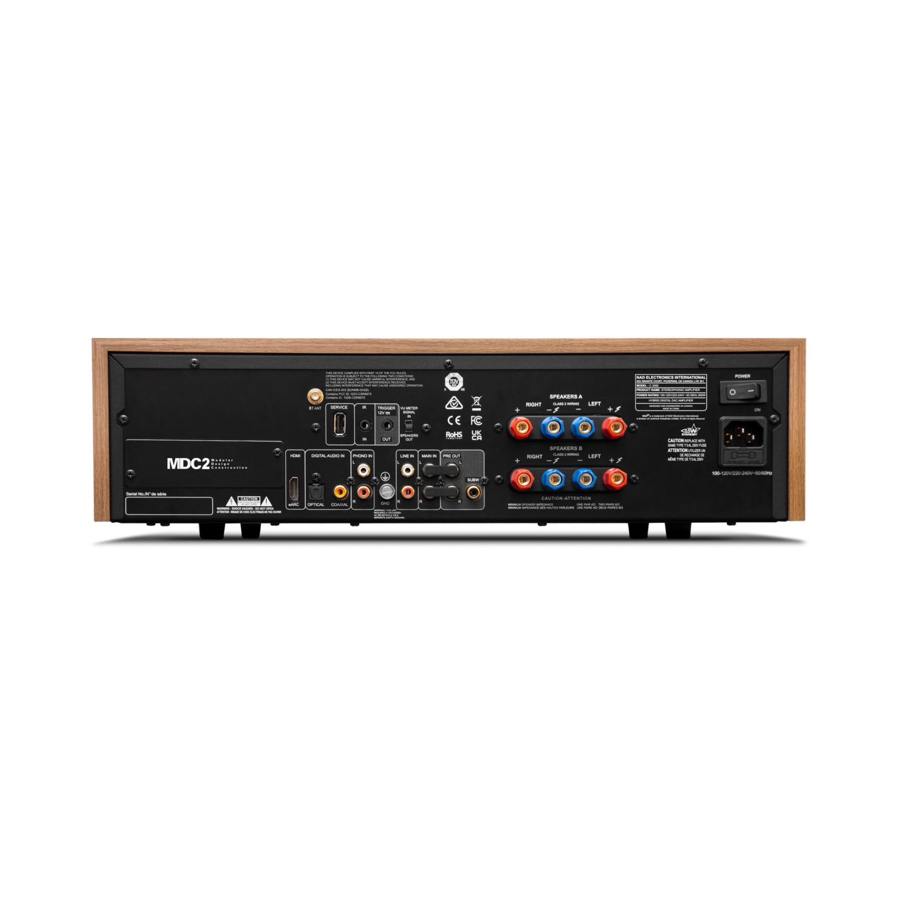 NAD C3050 Integrated Amplifier - HiFi Stereo Receiver with Bluetooth, Open Box Discount | Perfect for Home Theater & Audiophile Music Listening