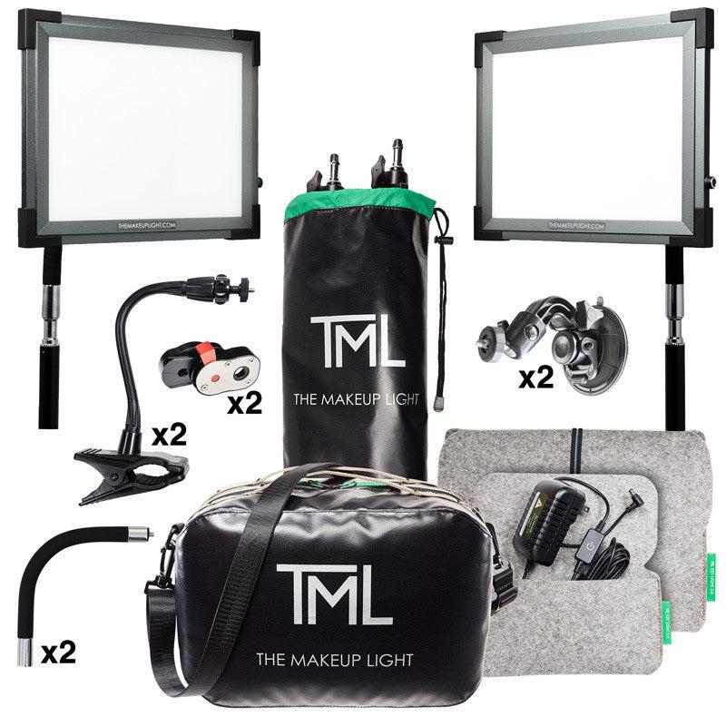 Professional Makeup Ring Light 2.0 Kit with Adjustable Brightness & Color Temperature - Perfect for Beauty Vlogging, Live Streaming, and Home Studio Photography