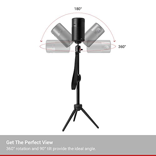 Nebula Adjustable Aluminum Alloy Tripod Stand - Compact & Portable Projector Stand with Universal Mount & Swivel Ball Head - Compatible with Capsule 3, Capsule 3 Laser, Capsule Air - Perfect for Home Theater, Outdoor Movie Nights & Office Presentations