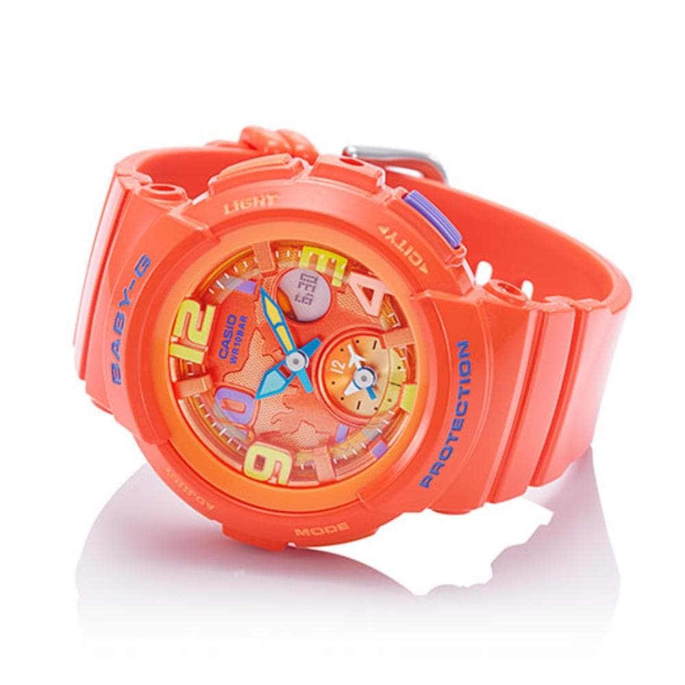 CASIO BABY-G BGA-190-4BDR Women's Digital Sports Watch - Shock Resistant, Water Resistant, LED Light - Perfect for Running, Swimming & Outdoor Activities