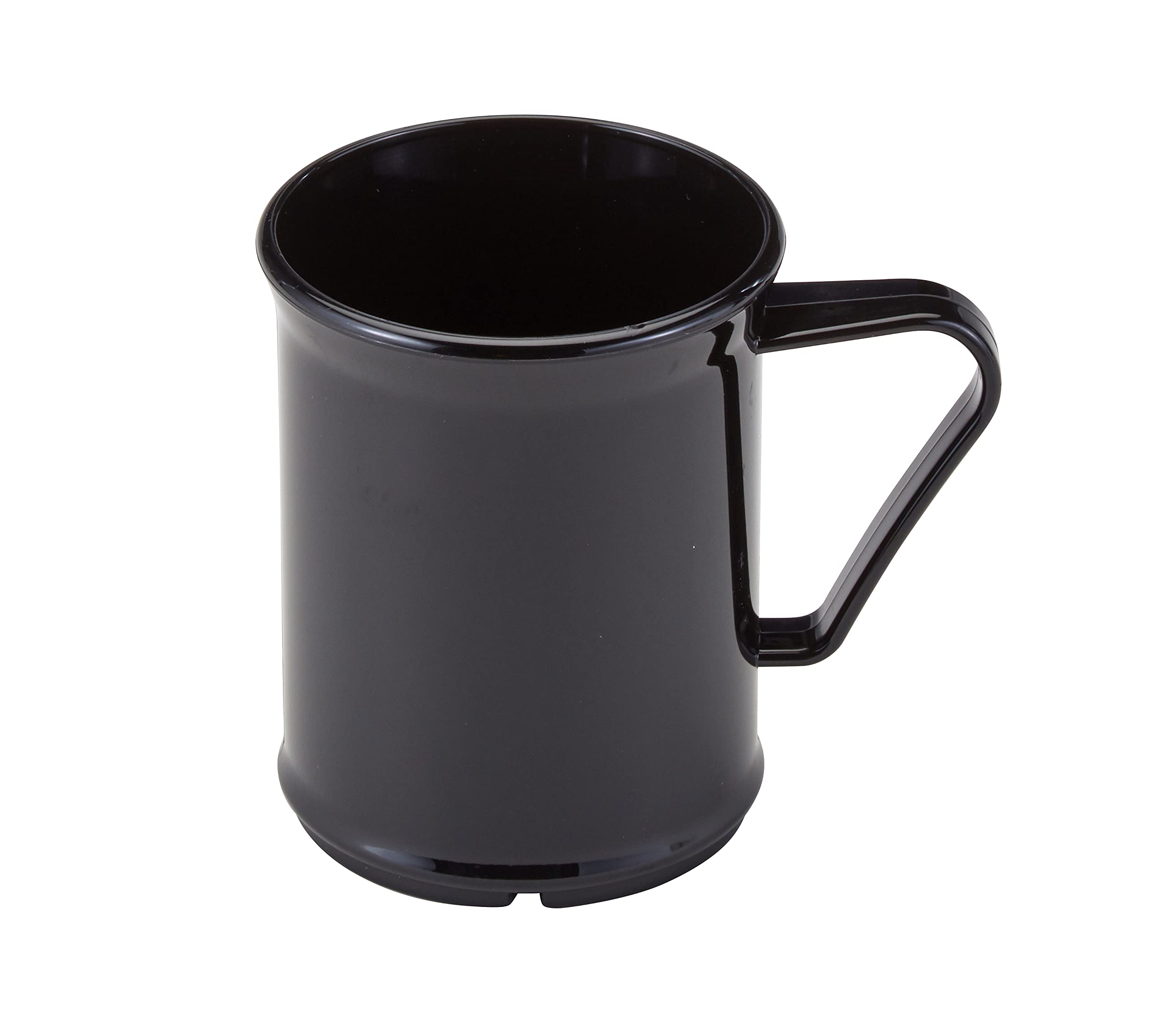 Cambro 96CW110 12 oz Black Durable Food Service Cups - Set of 48 - Commercial Grade Dishwasher Safe Drinkware for Restaurants, Cafes, and Catering Events