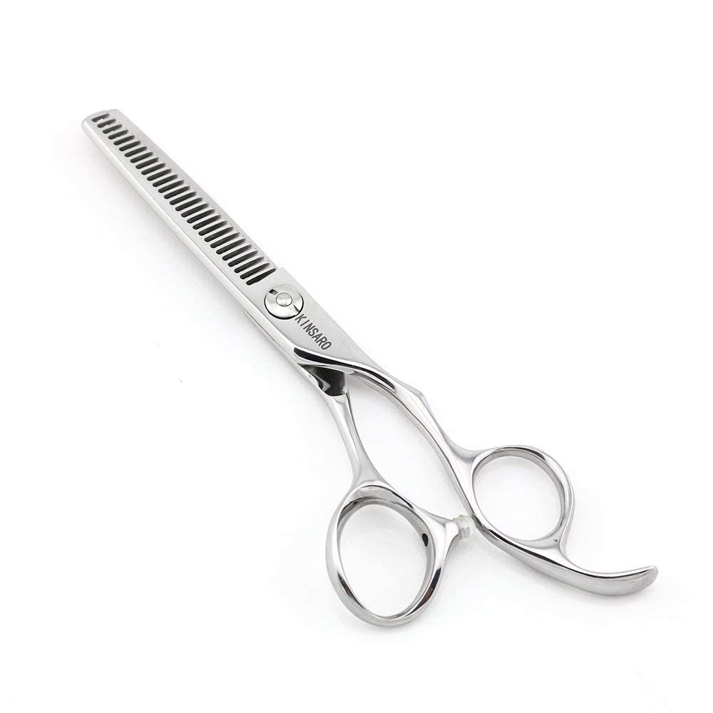 Kinsaro Professional 6 Inch Hair Cutting Scissors & 5.5 Inch Thinning Shears Set - Barber Grade Stainless Steel Hairdressing Scissors for Salon, Home Haircuts, Styling, and Trimming