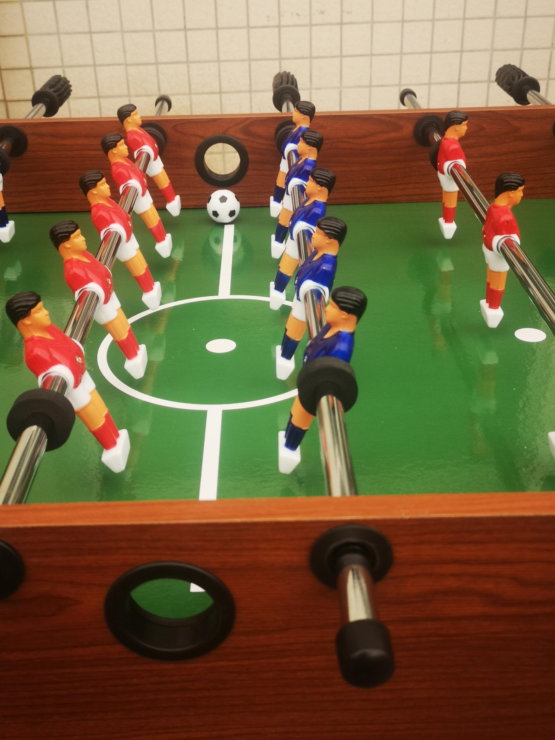 Premium NicBex Foosball Table - Professional Soccer Table Game for Home & Office | Solid Wood Construction | Perfect for Game Rooms, Basements, Man Caves & Family Fun Nights