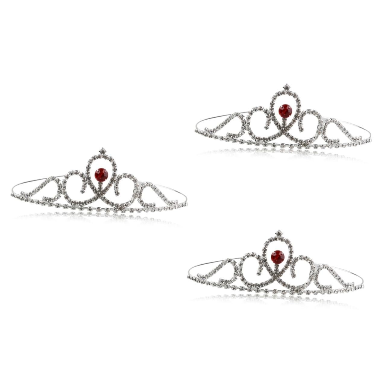 ABOOFAN 3-Piece Kids Hair Accessories Set - Rhinestone Bridal Tiara, Headband & Hairpins for Weddings, Christmas & Special Occasions | Sparkling Hair Jewelry for Flower Girls, Pageants & Birthday Parties