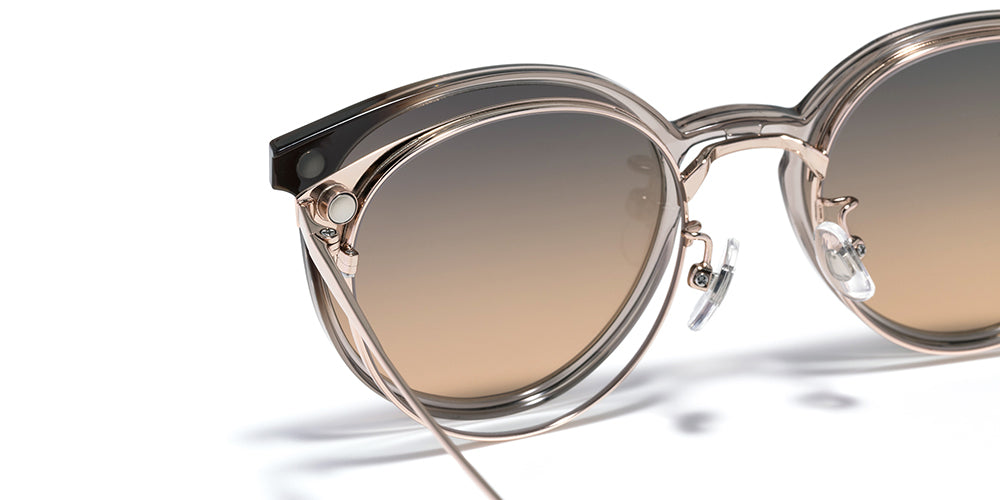 JINS Switch FASHION Metal Frame Glasses 222 - Lightweight & Durable Eyewear for Men & Women | Perfect for Reading, Driving & Daily Wear