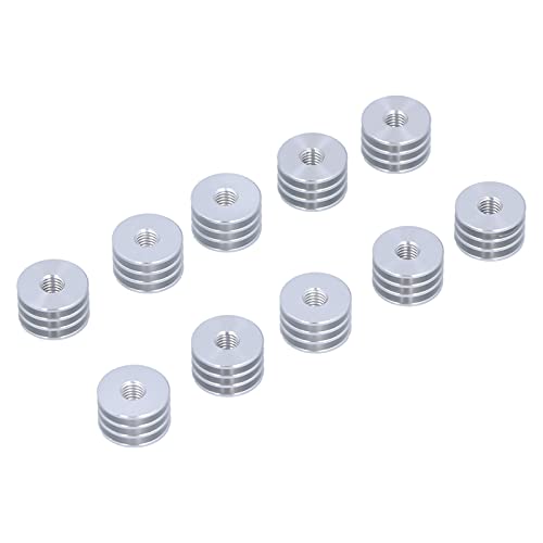 10Pcs Silver Heat Pipe Extruder Radiator for 3D Printer - High Performance Cooling Solution for DIY 3D Printing Projects