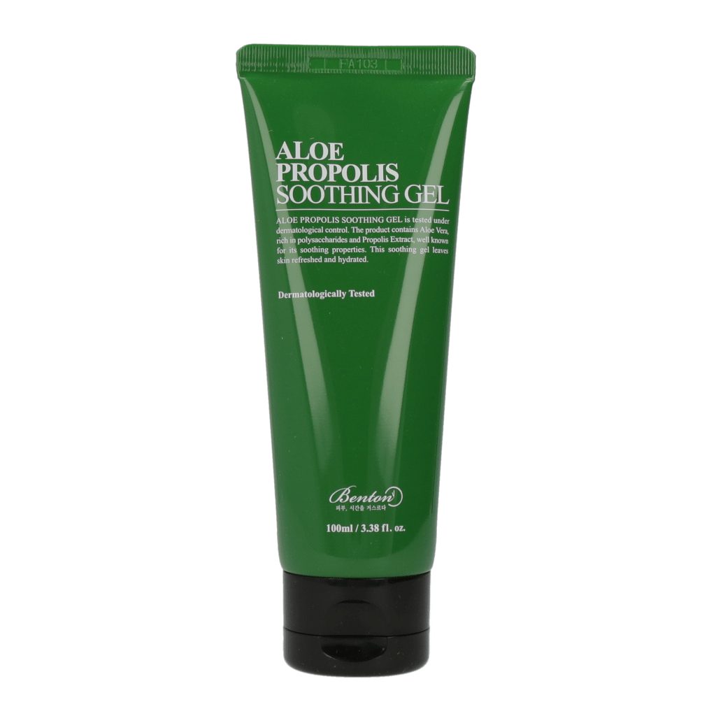 BENTON Aloe Propolis Soothing Gel 100ml - Hydrating Face Moisturizer for Sensitive Skin, Acne Relief & Sunburn Care - Perfect for Daily Skincare Routine & Post-Sun Treatment