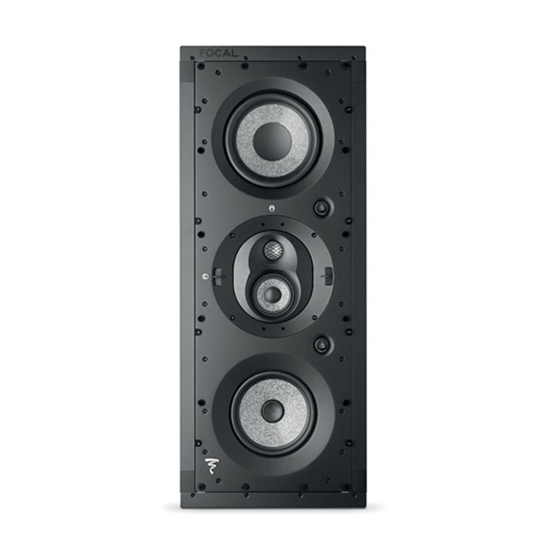 Focal 1000 IWLCR6 3-Way In-Wall Speaker - High Performance Home Theater & Surround Sound System for Living Room, Bedroom, and Media Room Installation