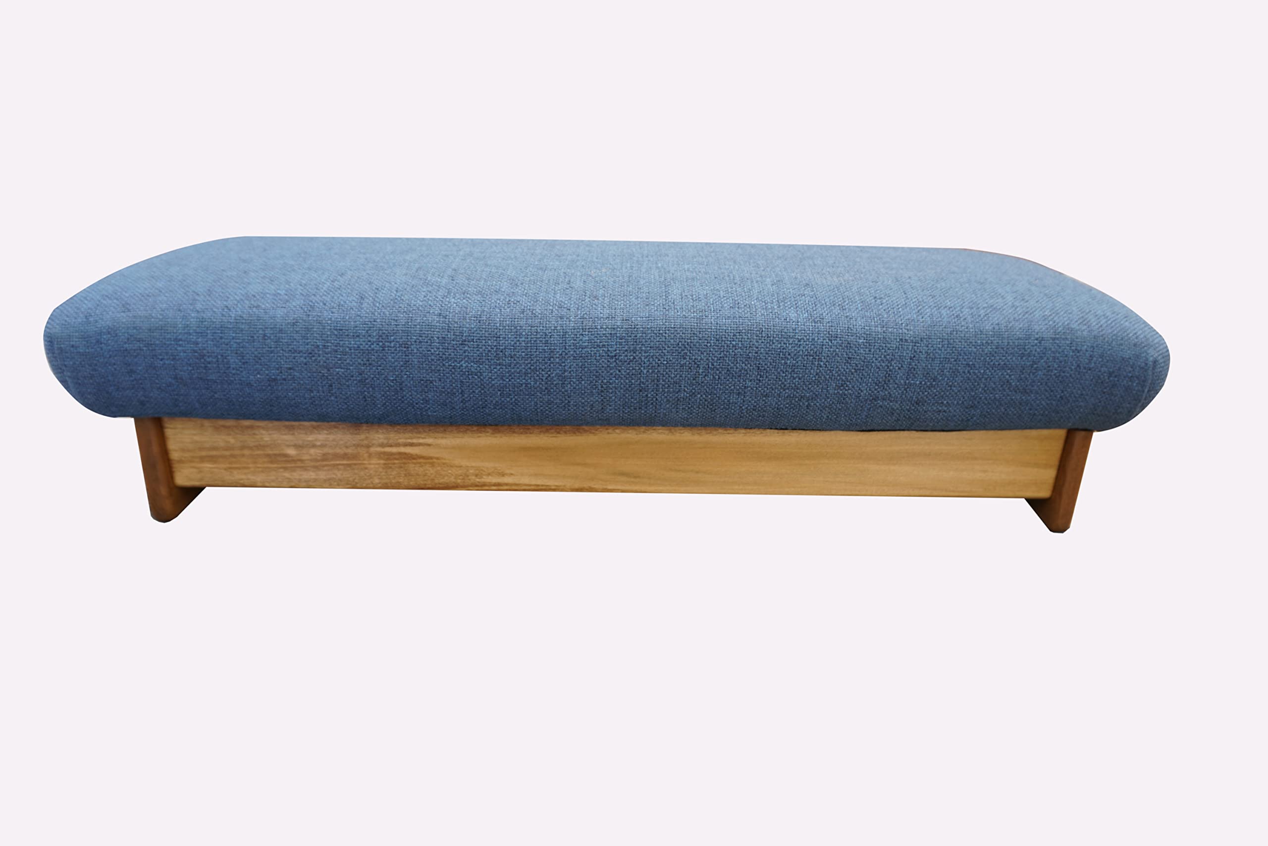 Premium Maple Wood Padded Foot Stool - 7