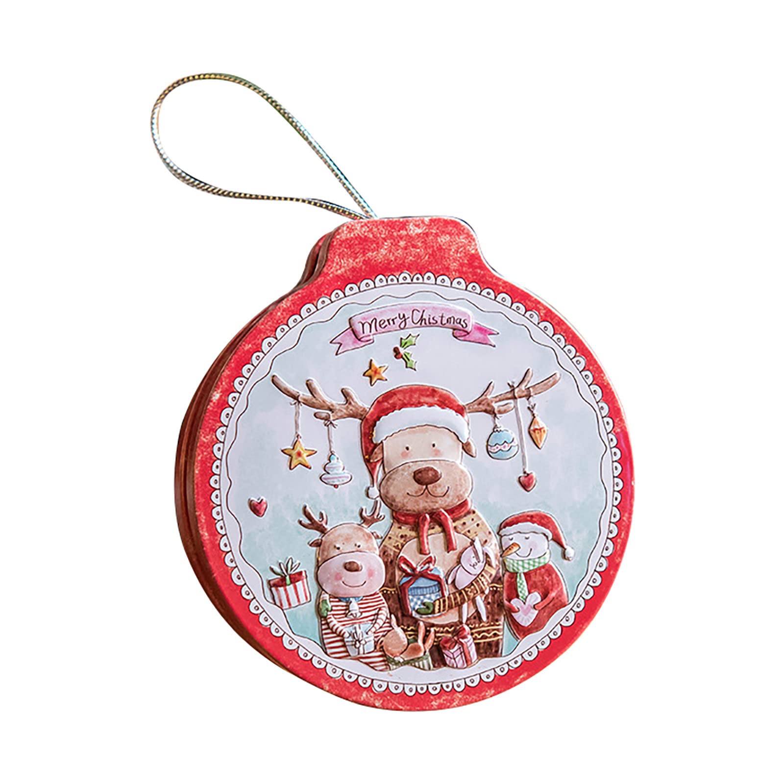 Large Outdoor Christmas Ornaments for Tree - Golden Girls Themed Holiday Decorations | Christmas Gift Box, Candy & Cookie Baking Packaging | Perfect for Holiday Parties, Home Decor & Gift Giving