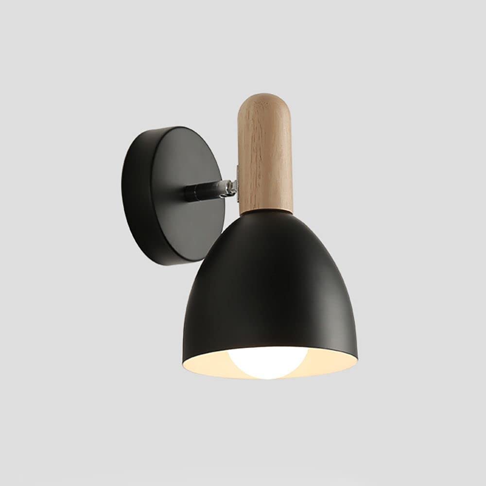 Modern Wall Sconce Lamp - Black BAUT Creative LED Bedside Lighting for Bedroom, Living Room & Home Decor - Perfect for Reading Nook, Hallway Accent & Cozy Ambiance