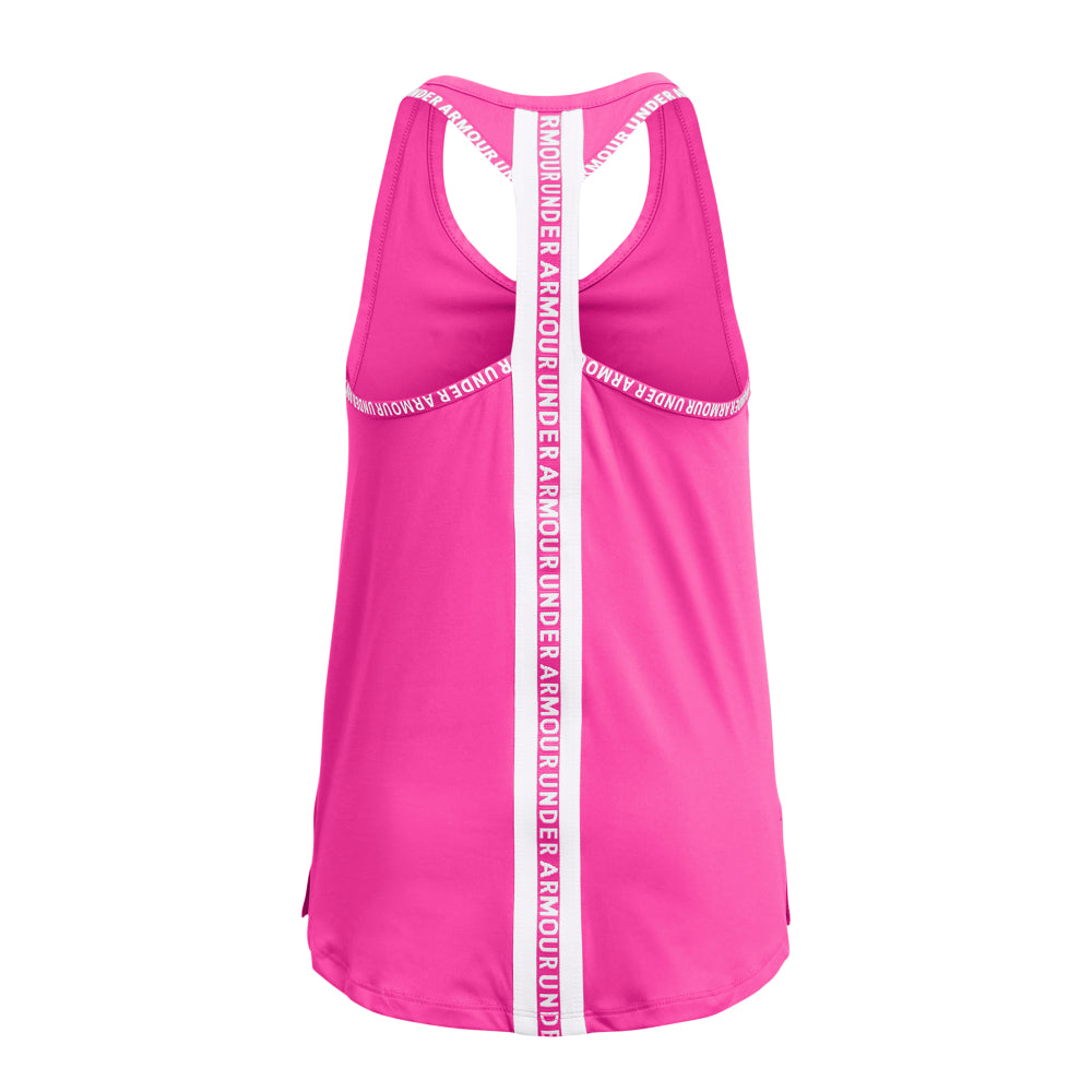 Under Armour Youth Knockout Tank Top for Girls - Lightweight, Breathable & Moisture-Wicking Athletic Top for Running, Soccer & Gym Workouts