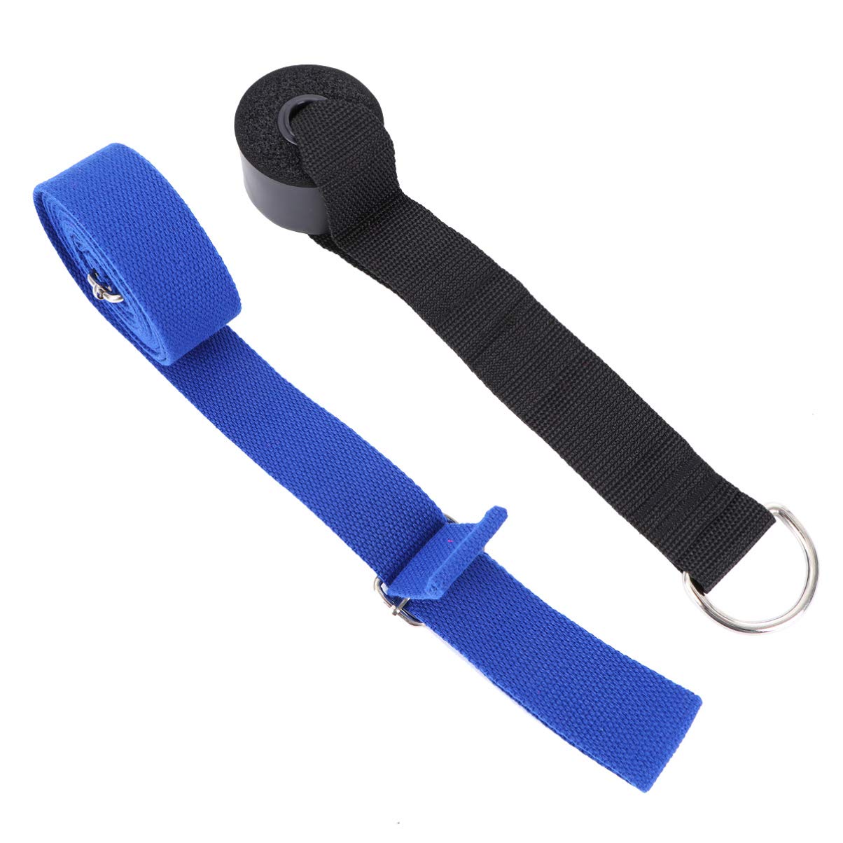 BESPORTBLE Yoga Stretching Straps - Premium Cotton Elastic Exercise Bands for Yoga, Pilates, Stretching & Fitness Training - Ideal for Home Workouts, Gym & Physical Therapy