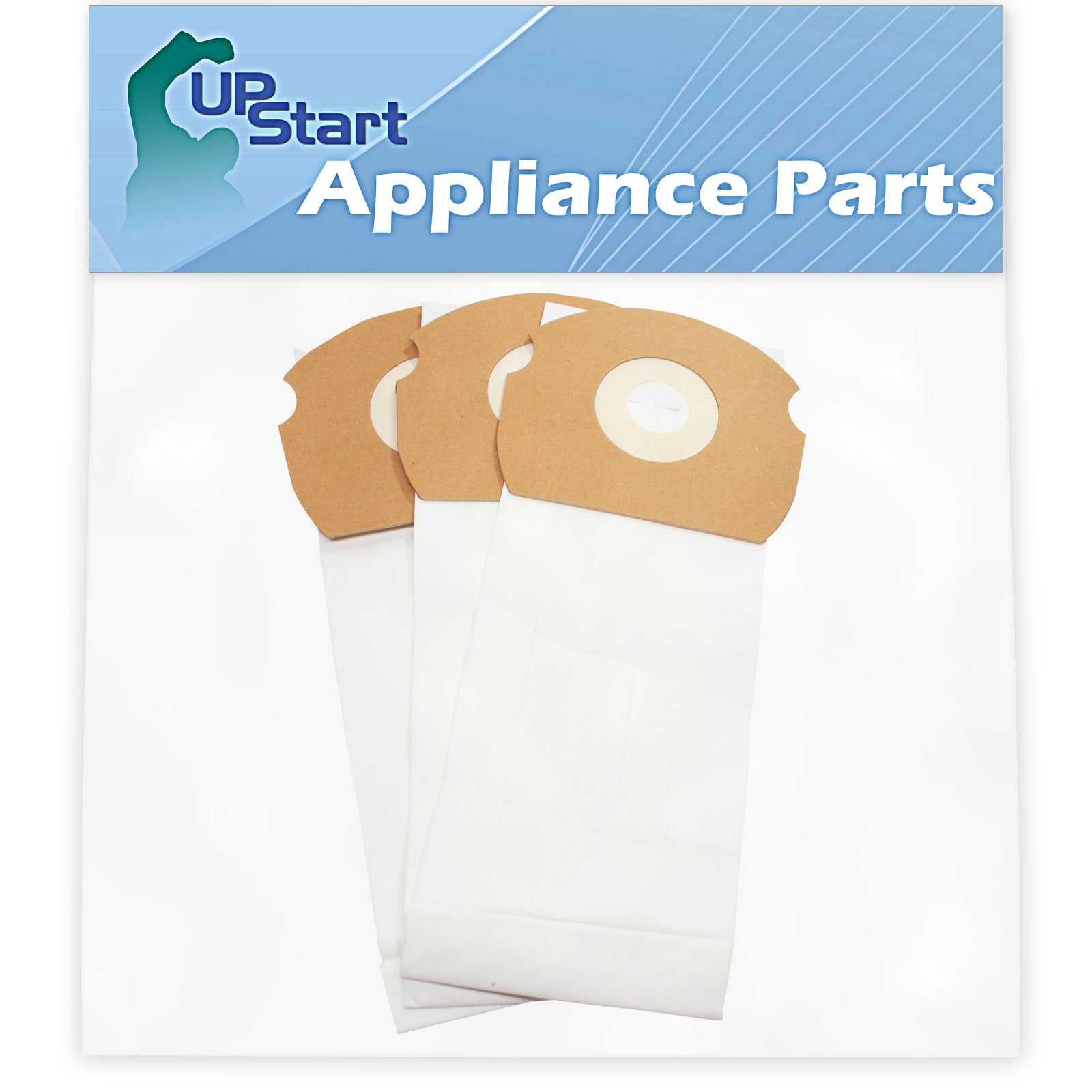 Upstart Battery 3 Replacement Vacuum Bags for Eureka 84404 & 68155 Models - Compatible with AS Vacuum Cleaners | Perfect for Home Cleaning, Pet Hair Removal, and Dust Collection