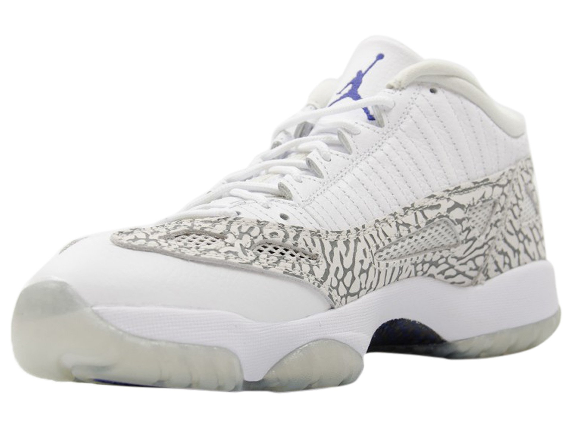 Air Jordan 11 Retro Low White Men's Basketball Shoes - Comfortable Sneakers for Casual Wear & Sports (Style# 306008-102) - Perfect for Streetwear, Gym & Everyday Fashion