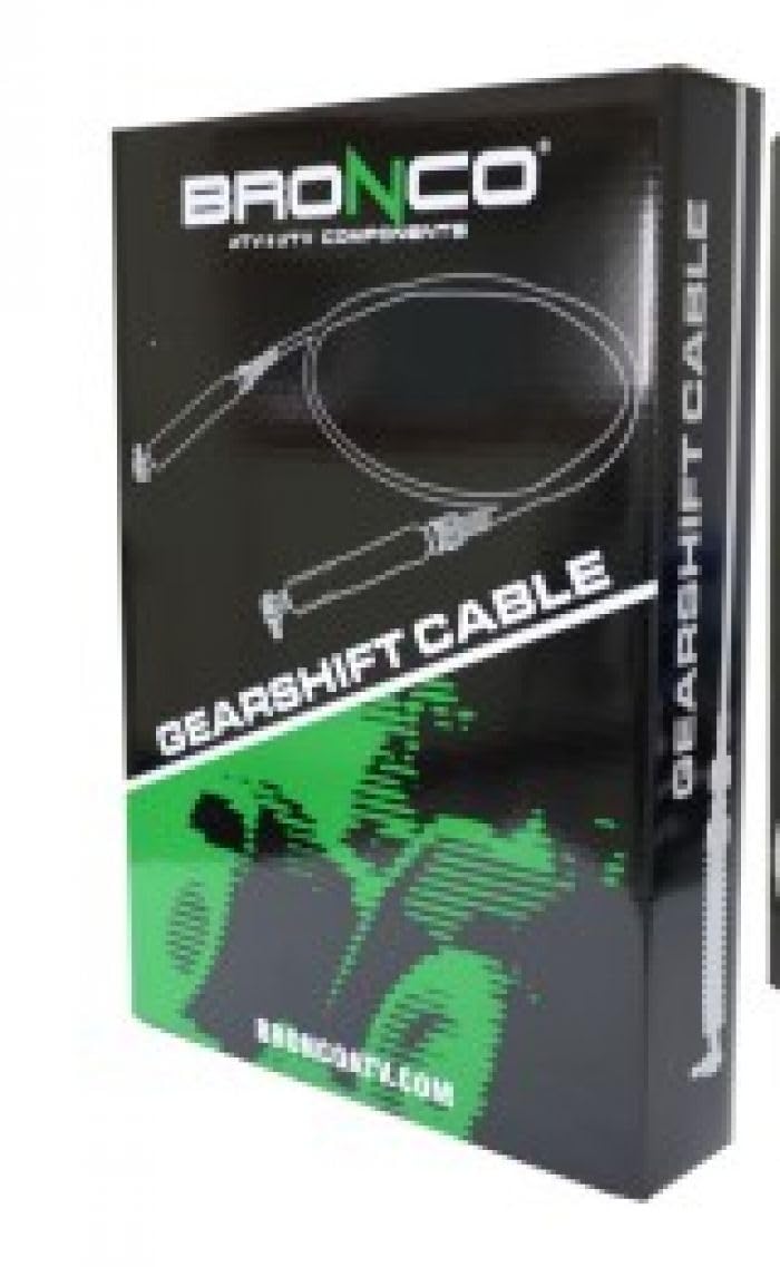 Bronco Products AT-05372 Heavy Duty Gear Shift Cable Replacement for Ford F-150, F-250 - Perfect for Off-Roading & Towing Applications