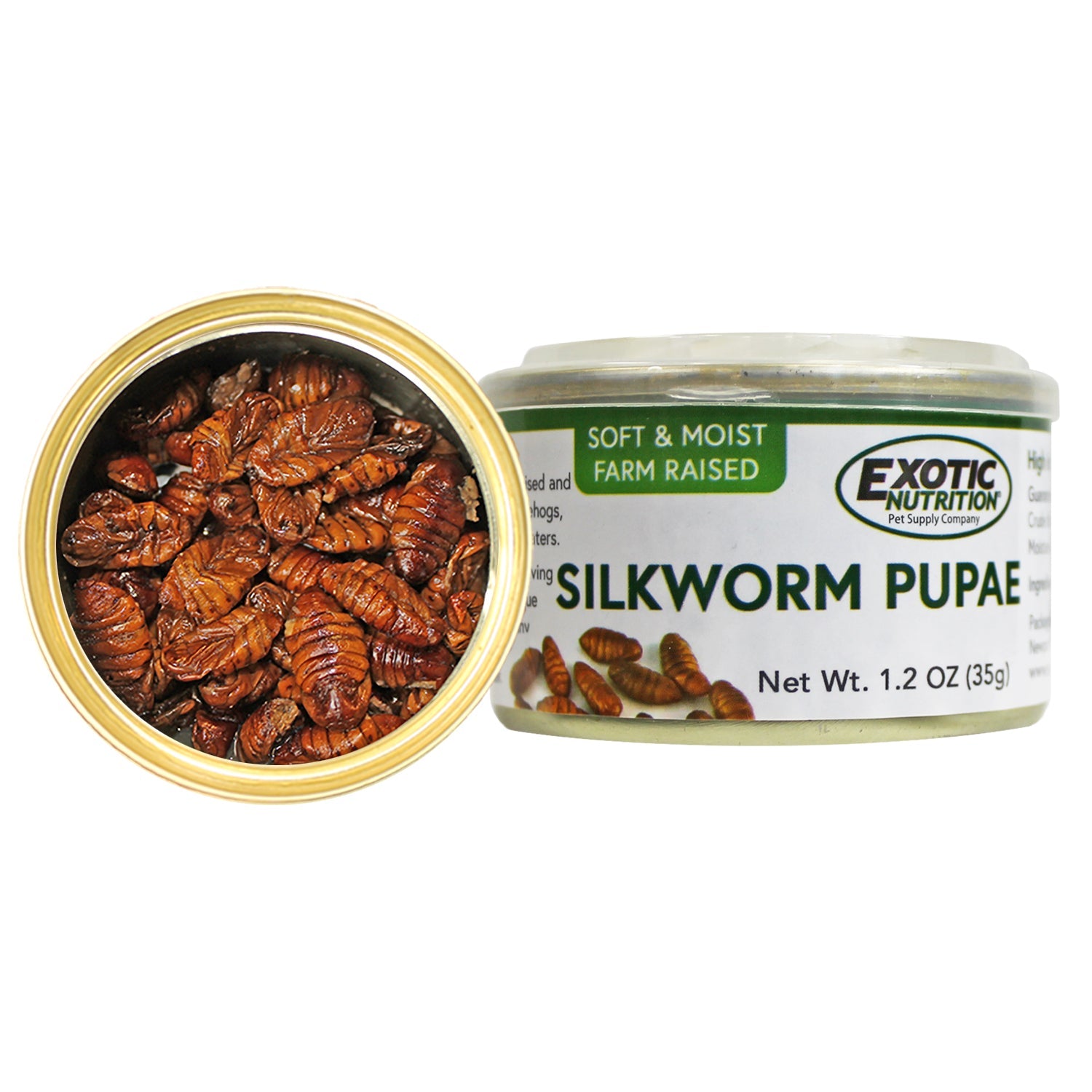 Nutritious Canned Silkworm Pupae - High Protein Snack for Pets & Human Consumption | Perfect for Reptile Food, Fishing Bait & Survival Kits