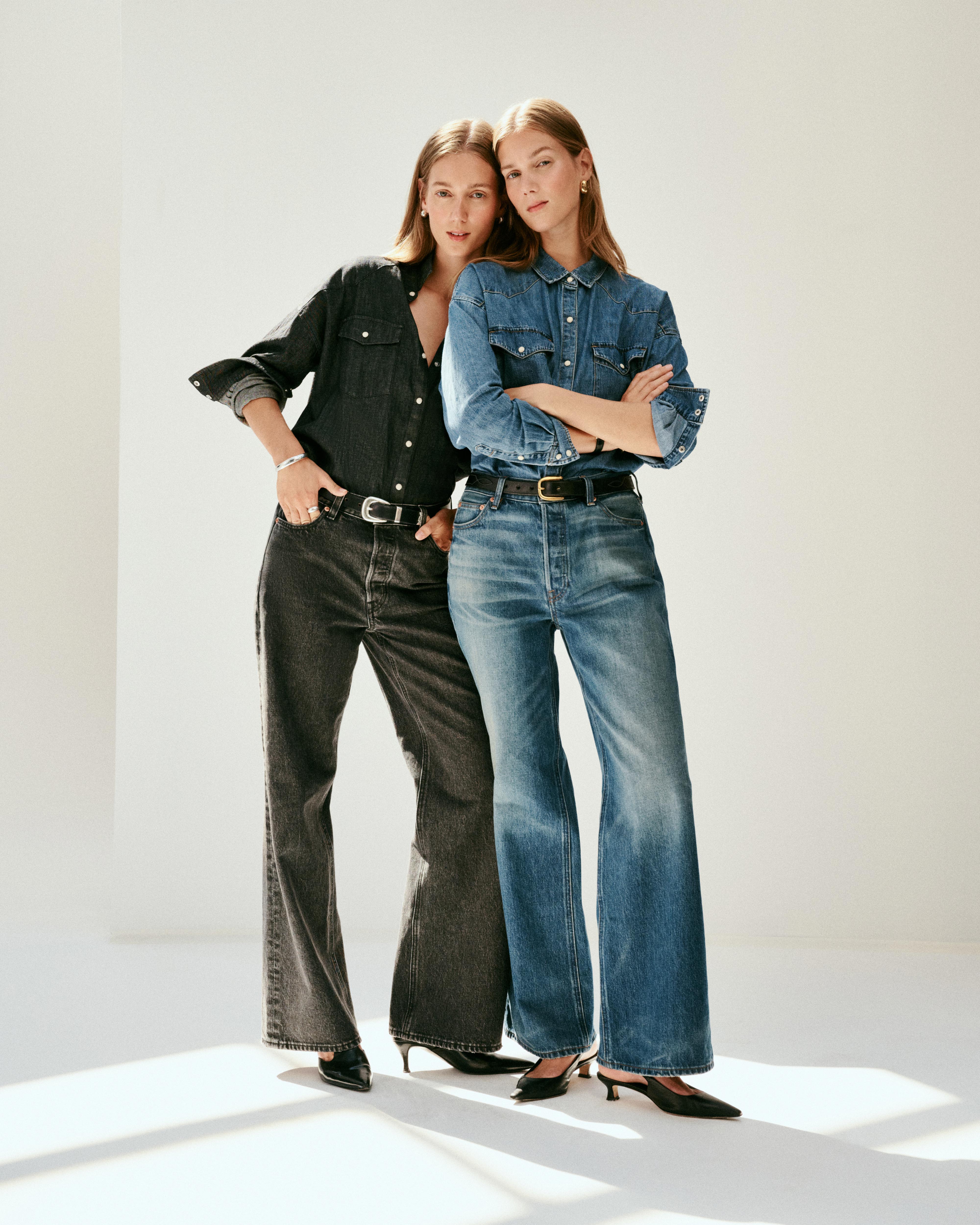 Alek Relaxed Wide Leg Jeans for Women - High Waist Comfortable Stretch Denim Pants - Casual & Chic Style for Everyday Wear, Work, or Weekend Outings